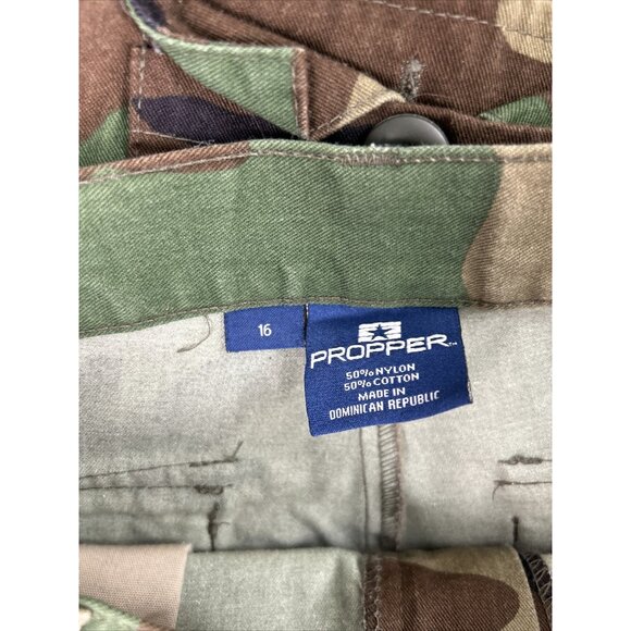 Propper Military Army woodland camouflage Youth Kids Boy Set Size 16 Pants Top - Picture 3 of 12